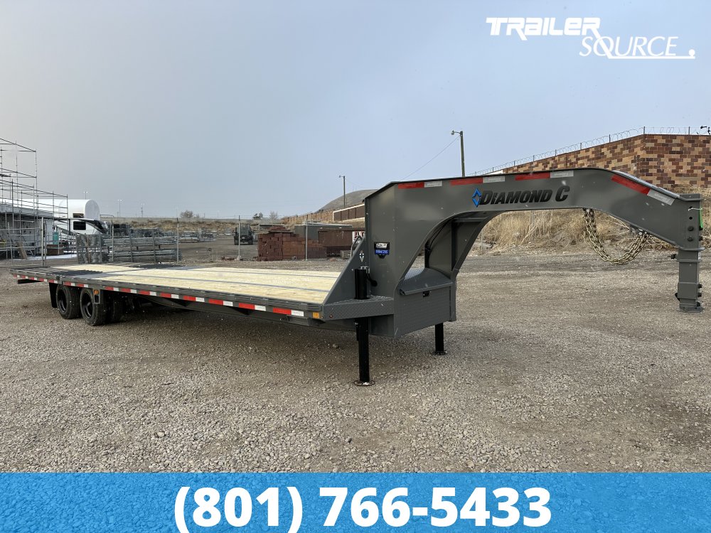 8.5x35 Diamond C FMAX HDT 35' 40K Hydraulic Dovetail Gooseneck