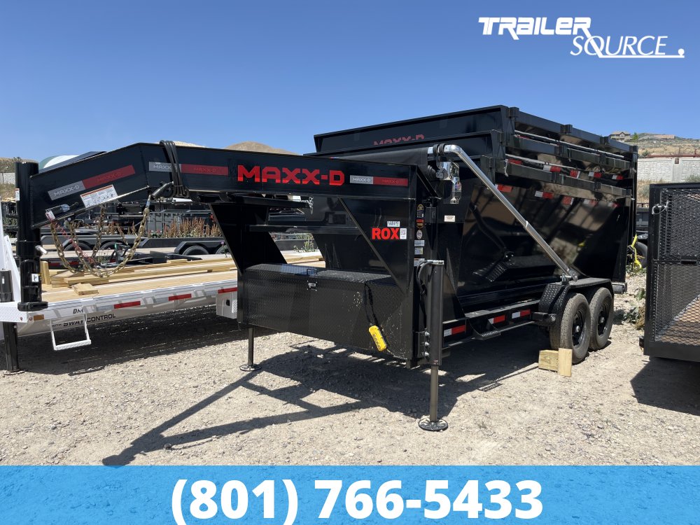 7x14 Maxx-D ROX Gooseneck Roll Off Trailer
