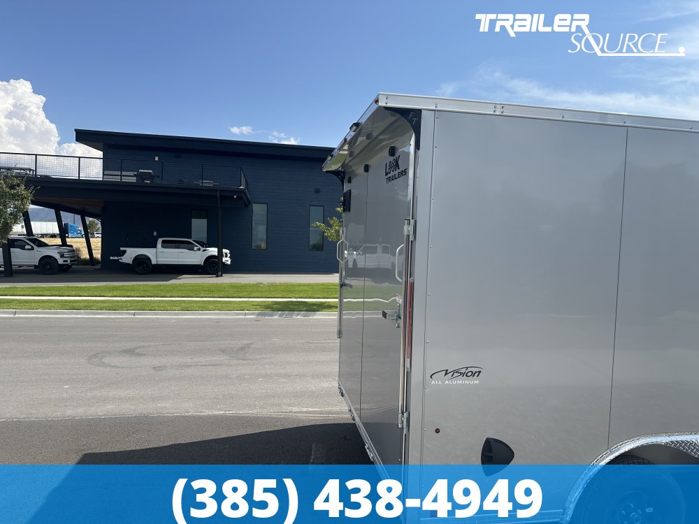 8.5x16 Look Vision Aluminum 7'0" Interior 7K Tandem Axle Enclosed Cargo