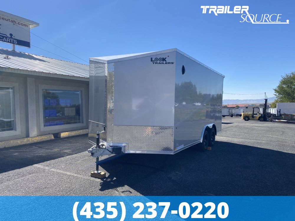 8.5x16 Look Vision Aluminum 7'0" Interior 7K Tandem Axle Enclosed Cargo