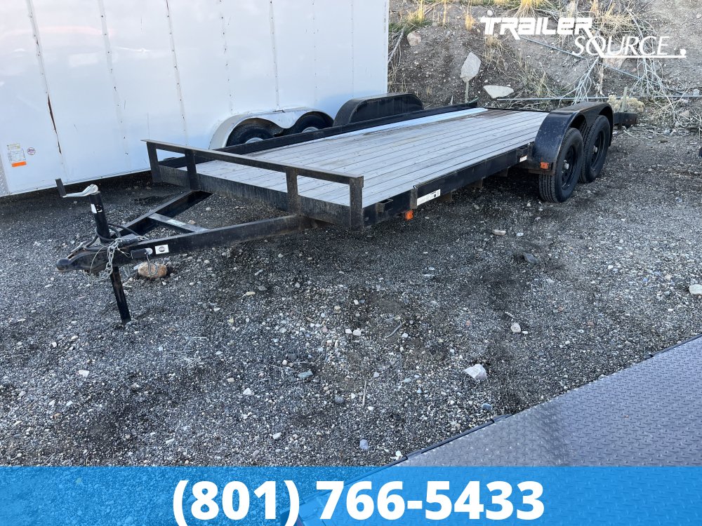 7x18 Carry-On Flatbed Car Hauler