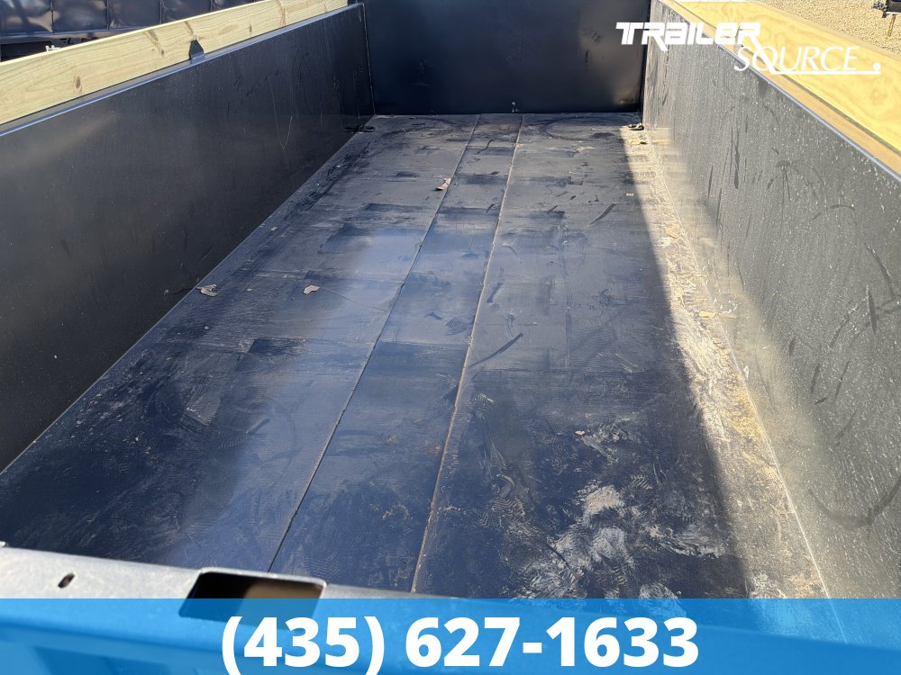 7x16 Diamond C LPT-GN 307 Gooseneck Dump Trailer - 32" Sides - 24K GVWR - 14 Ply Tires, Board Brackets, Hydraulic Jack(s), Long Arm Tarp