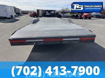 8.5x40 Lamar H8 Gooseneck Equipment Trailer - 21K GVWR - Full Steel Floor, Wide Body w/ Drive Over Fenders