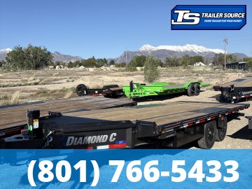 8.5x20 Diamond C DET 207 Deckover Tilt Trailer - 15.5K GVWR -