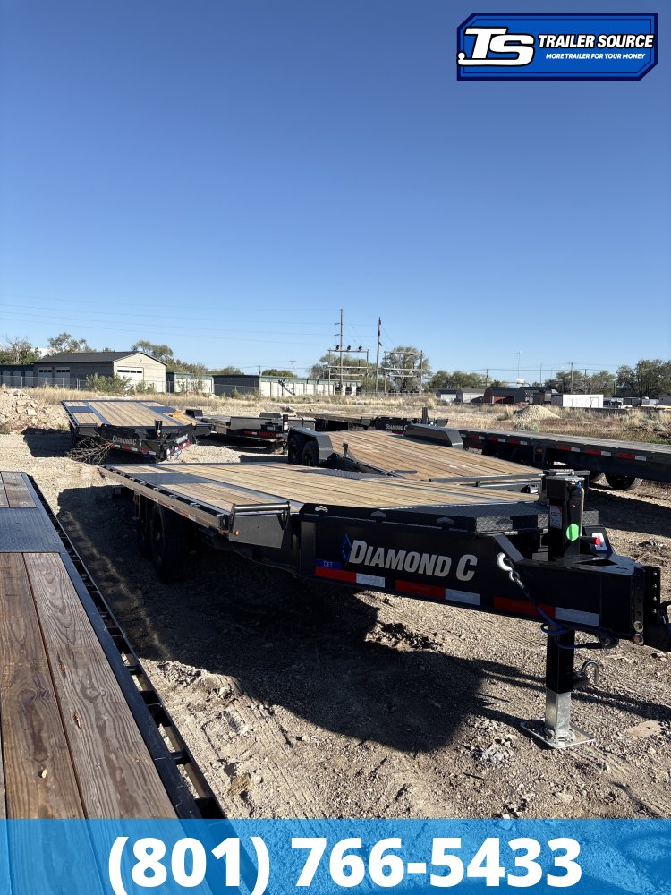 8.5x20 Diamond C DET 207 Deckover Tilt Trailer - 15.5K GVWR -