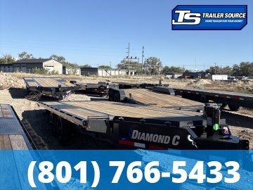8.5x20 Diamond C DET 207 Deckover Tilt Trailer - 15.5K GVWR -