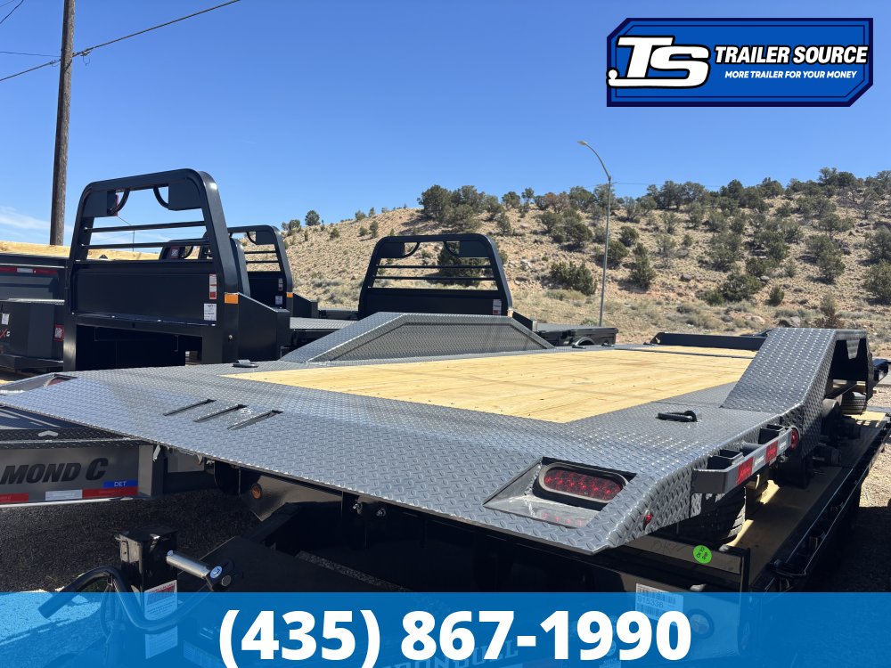 8.5x22 Iron Bull TWB Wide Body w/ Drive Over Fenders Tilt Trailer - 16K GVWR -