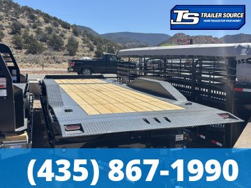 8.5x22 Iron Bull TWB Wide Body w/ Drive Over Fenders Tilt Trailer - 16K GVWR -