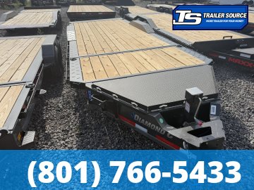 8.5x22 Diamond C HXD 208 Wide Body w/ Drive Over Fenders Tilt Trailer - 18K GVWR - ABS Brakes