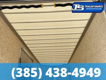 8.5x24 Alcom Aluminum EZ Hauler XLT Auto Trailer - 7'0" Interior - 10K GVWR - .080 PolyCor, Escape Door, Translucent Roof, Ultimate Escape Door