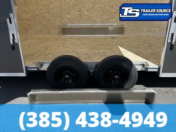 8.5x24 Alcom Aluminum EZ Hauler XLT Auto Trailer - 7'0" Interior - 10K GVWR - .080 PolyCor, Escape Door, Translucent Roof, Ultimate Escape Door