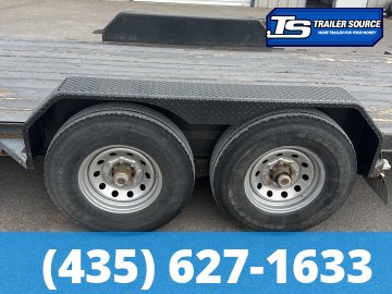 7x22 Diamond C HDT-GN 207 Equipment Trailer - 15K GVWR - Spare Tire
