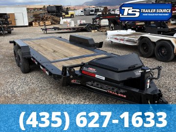 7x20 Horizon HET Tilt Trailer - 21K GVWR - 10K Axles, 17.5" HD Wheels, 18 Ply Tires, Torsion Axles
