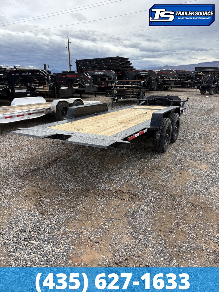7x20 Horizon HET Tilt Trailer - 21K GVWR - 10K Axles, 17.5" HD Wheels, 18 Ply Tires, Torsion Axles