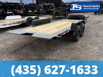 7x20 Horizon HET Tilt Trailer - 21K GVWR - 10K Axles, 17.5" HD Wheels, 18 Ply Tires, Torsion Axles