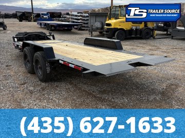 7x20 Horizon HET Tilt Trailer - 21K GVWR - 10K Axles, 17.5" HD Wheels, 18 Ply Tires, Torsion Axles