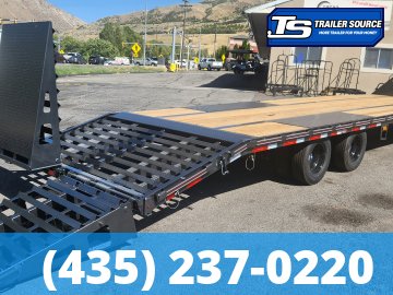 8.5x35 Diamond C FMAX 212 Gooseneck Equipment Trailer - 25.9K GVWR - ABS Brakes, Max Ramps