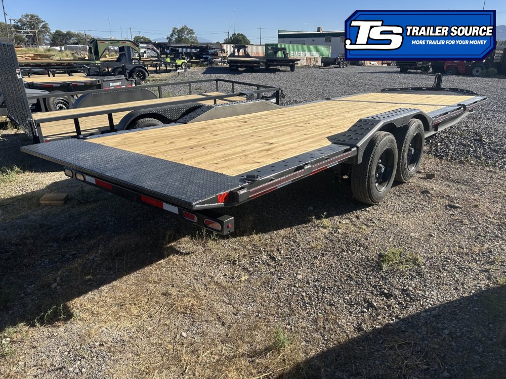 8.5x24 Diamond C HXD 208 Wide Body w/ Drive Over Fenders Tilt Trailer - 18K GVWR - 18 Ply Tires, ABS Brakes, Hydraulic Jack(s), Pro Tilt
