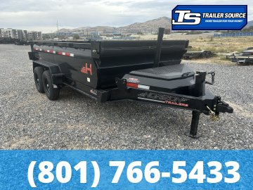 7x14 Horizon LZ7 Dump Trailer - 14K GVWR - Telescopic
