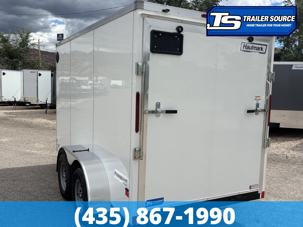 6x12 Haulmark Passport Enclosed Cargo Trailer - 6'6" Interior - 7K GVWR - .080 PolyCor