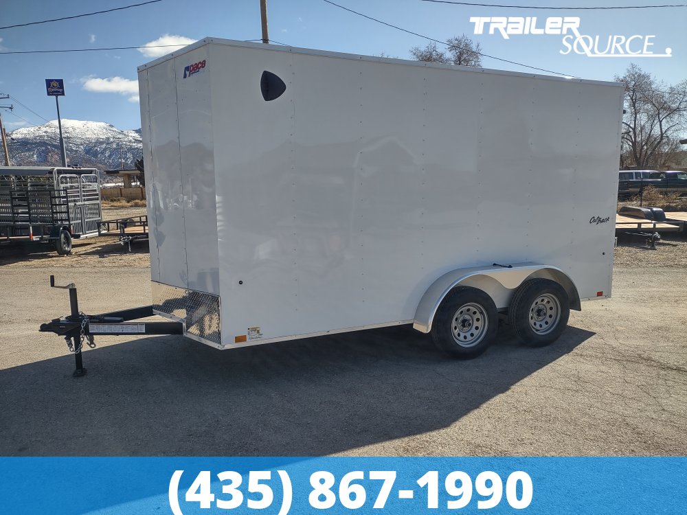 7x14 Pace American Outback DLX 7'0" Interior 7K Tandem Axle Enclosed Cargo