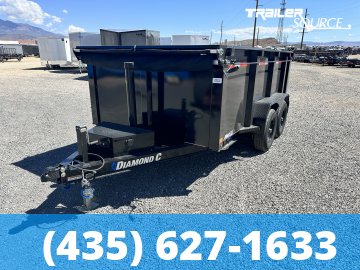 6.5x12 Diamond C MDT Medium Duty Telescopic Dump 10K 44" Sides Dump