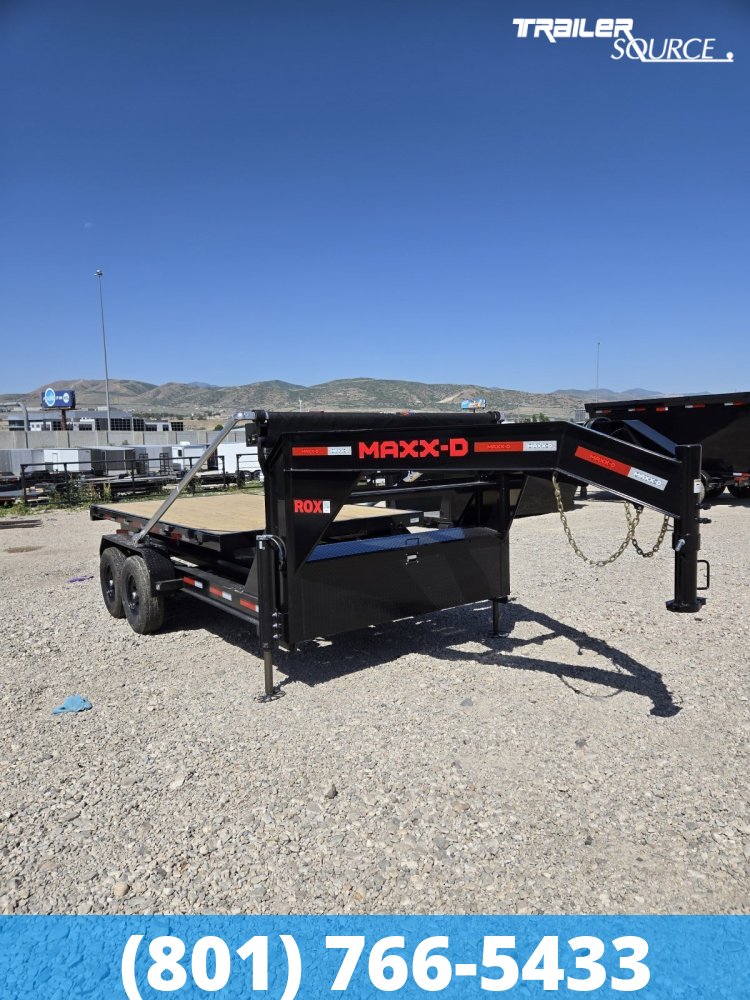 7x14 Maxx-D ROX Gooseneck Roll Off Trailer