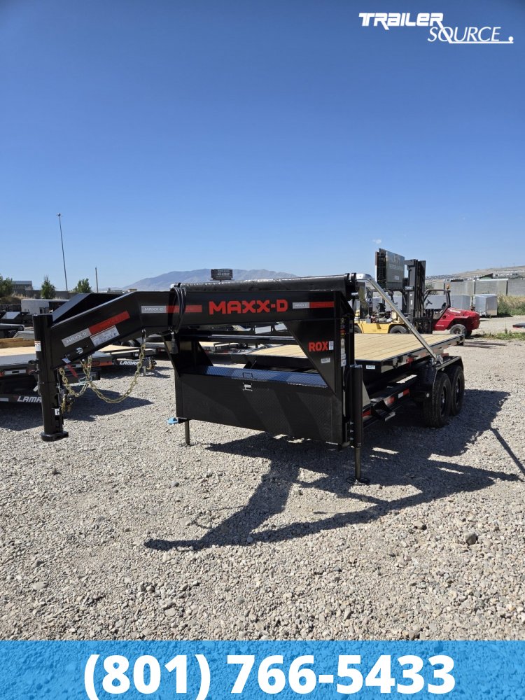 7x14 Maxx-D ROX Gooseneck Roll Off Trailer