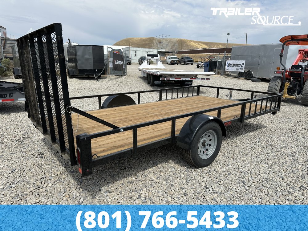7x14 Echo ERA-14-15 Single Axle Utility