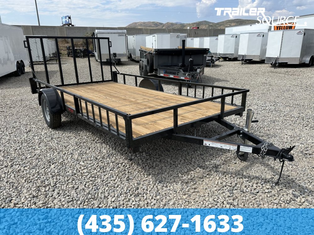 7x14 Echo ERA-14-15 Single Axle Utility