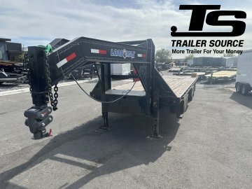 8.5x32 Load Trail Gooseneck Gooseneck Hydraulic Dovetail Equipment Trailer -  30K GVWR - 14 Ply Tires, 15K Axles, Battery, Hydraulic Dove Tail, Rub Rail, Tongue Box