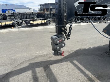 8.5x32 Load Trail Gooseneck Gooseneck Hydraulic Dovetail Equipment Trailer -  30K GVWR - 14 Ply Tires, 15K Axles, Battery, Hydraulic Dove Tail, Rub Rail, Tongue Box