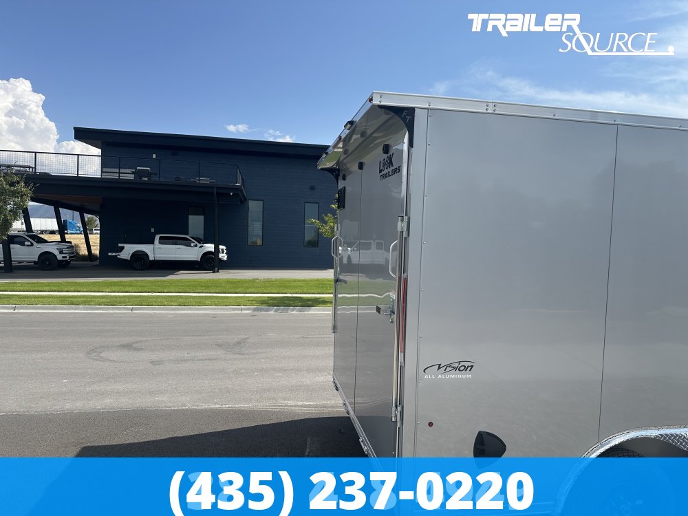 8.5x16 Look Vision Aluminum 7'0" Interior 7K Tandem Axle Enclosed Cargo