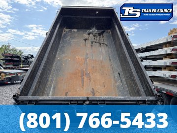 7x14 Iron Bull DTG Gooseneck Dump Trailer - 36" Sides - 14K GVWR