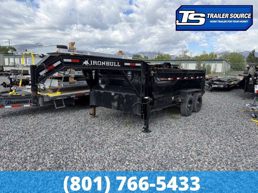 7x14 Iron Bull DTG Gooseneck Dump