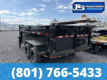 7x14 Iron Bull DTG Gooseneck Dump Trailer - 36" Sides - 14K GVWR