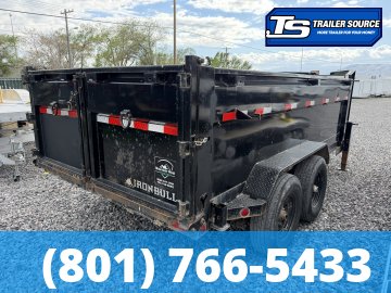 7x14 Iron Bull DTG Gooseneck Dump Trailer - 36" Sides - 14K GVWR