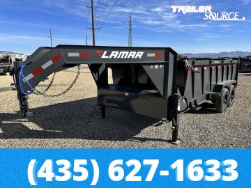 7x16 Lamar DT Gooseneck Dump