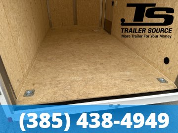 7x14 Pace American Outback Deluxe Enclosed Cargo Trailer - 7'0" Interior - 7K GVWR - 16" Cross Member Upgrade, Alloy Wheels, Barlock on Door, Barn Doors, D-Rings, Translucent Roof