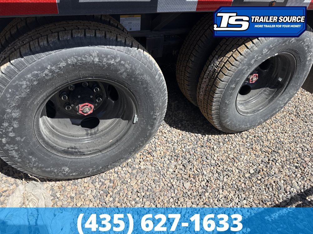 8.5x36 Lamar FD Gooseneck Equipment Trailer - 25.9K GVWR - 12k Axles, Max Ramps