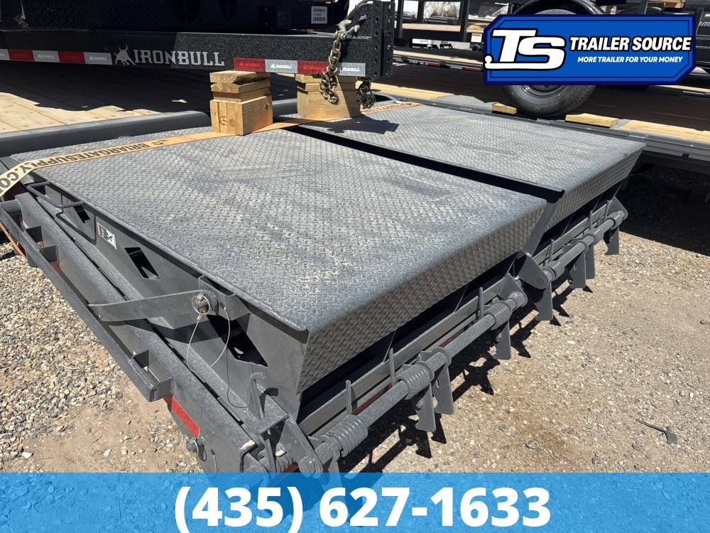 8.5x36 Lamar FD Gooseneck Equipment Trailer - 25.9K GVWR - 12k Axles, Max Ramps