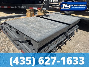 8.5x36 Lamar FD Gooseneck Equipment Trailer - 25.9K GVWR - 12k Axles, Max Ramps