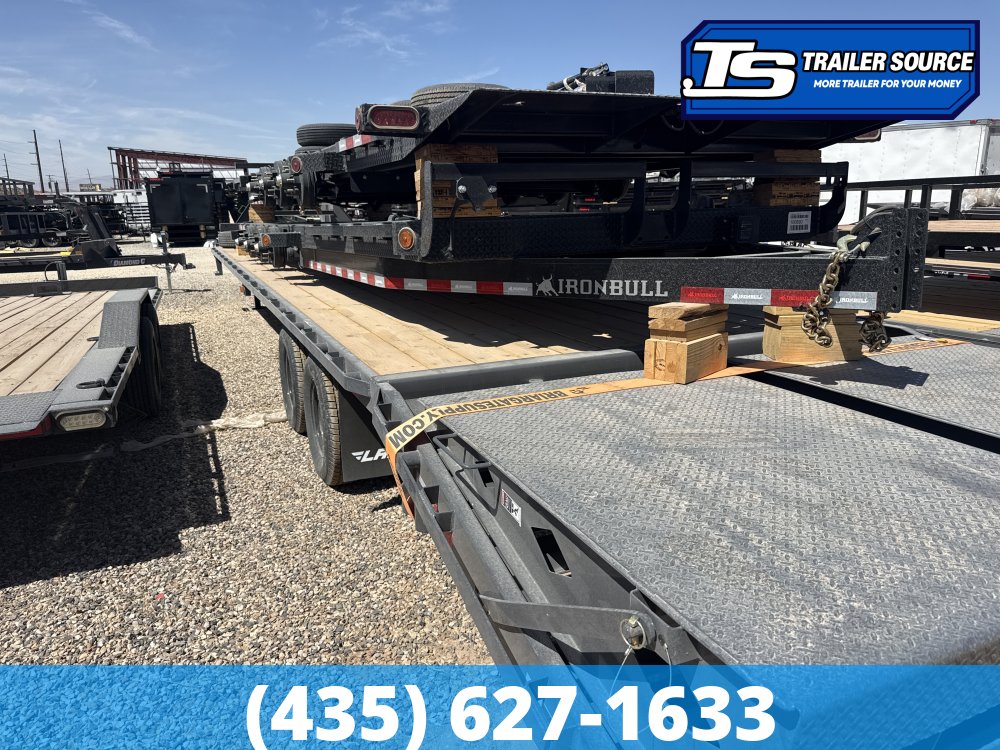 8.5x36 Lamar FD Gooseneck Equipment Trailer - 25.9K GVWR - 12k Axles, Max Ramps