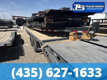 8.5x36 Lamar FD Gooseneck Equipment Trailer - 25.9K GVWR - 12k Axles, Max Ramps