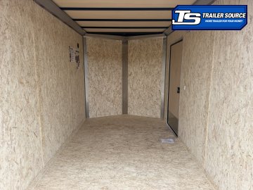 7x12 Look ST DLX Enclosed Cargo Trailer - 7'0" Interior - 3.5K GVWR - .080 PolyCor, Black Out Package, Rear Spoiler w/ Load Lights