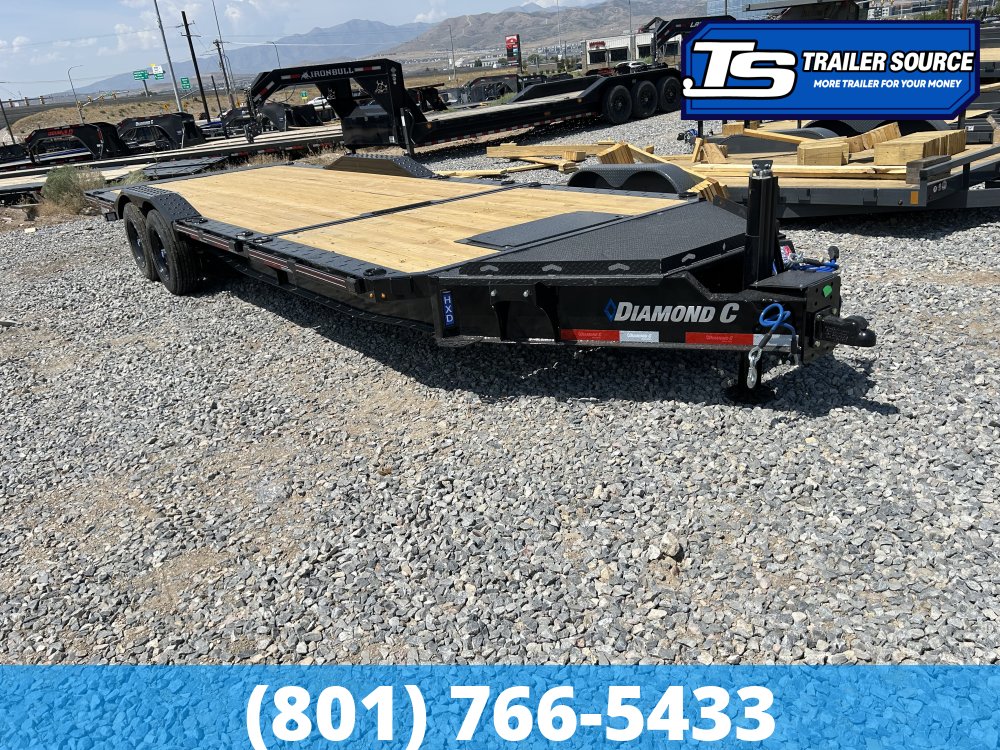 8.5x24 Diamond C HXD 208 Equipment Trailer - 18K GVWR -