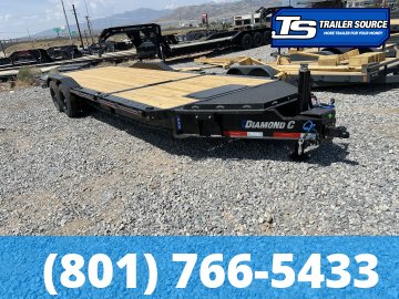 8.5x24 Diamond C HXD 208 Equipment Trailer - 18K GVWR -