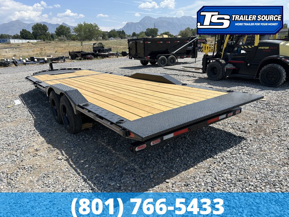 8.5x24 Diamond C HXD 208 Equipment Trailer - 18K GVWR -