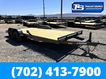 7x18 Lamar CC Flatbed Car Hauler Trailer - 10K GVWR -
