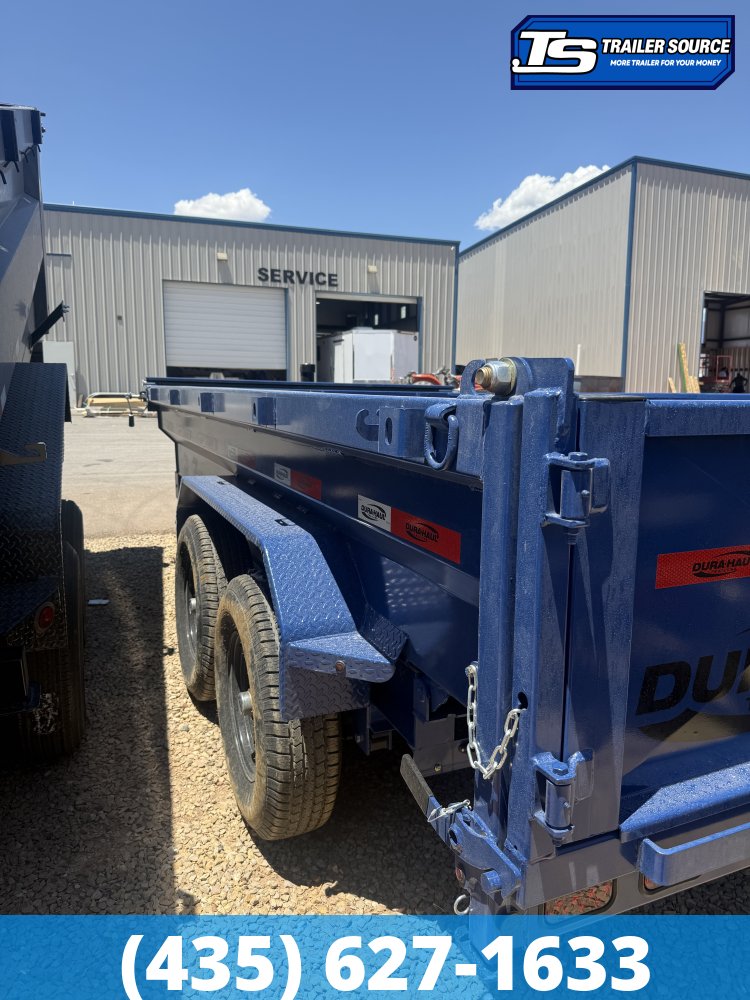 7x14 Dura-Haul DRL Telescopic Dump Trailer - 14K GVWR - 7 Gauge Floor